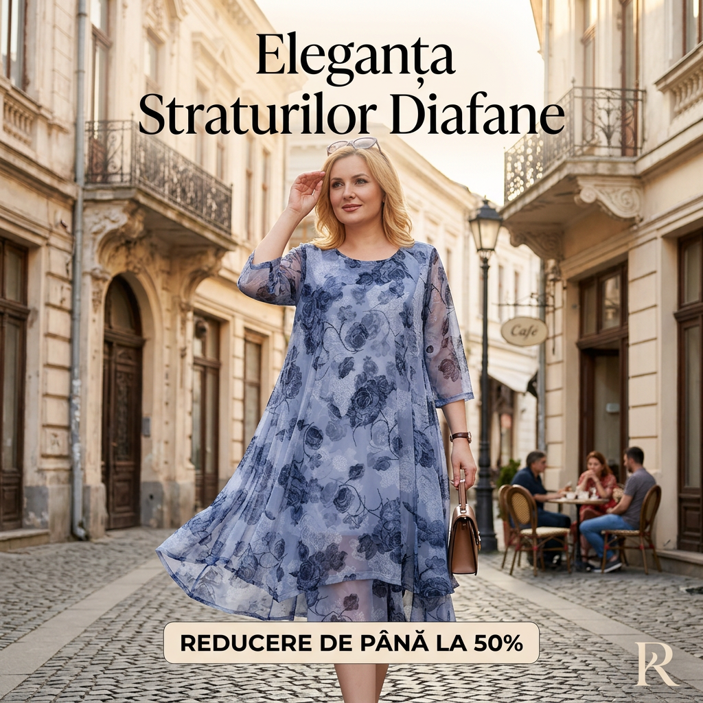 🌺😻Elegant mare dimensiune vrac sifon imprimate rochii👗-12