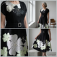 Rochie maxi pentru femei cu imprimeu floral și curea🌼😍