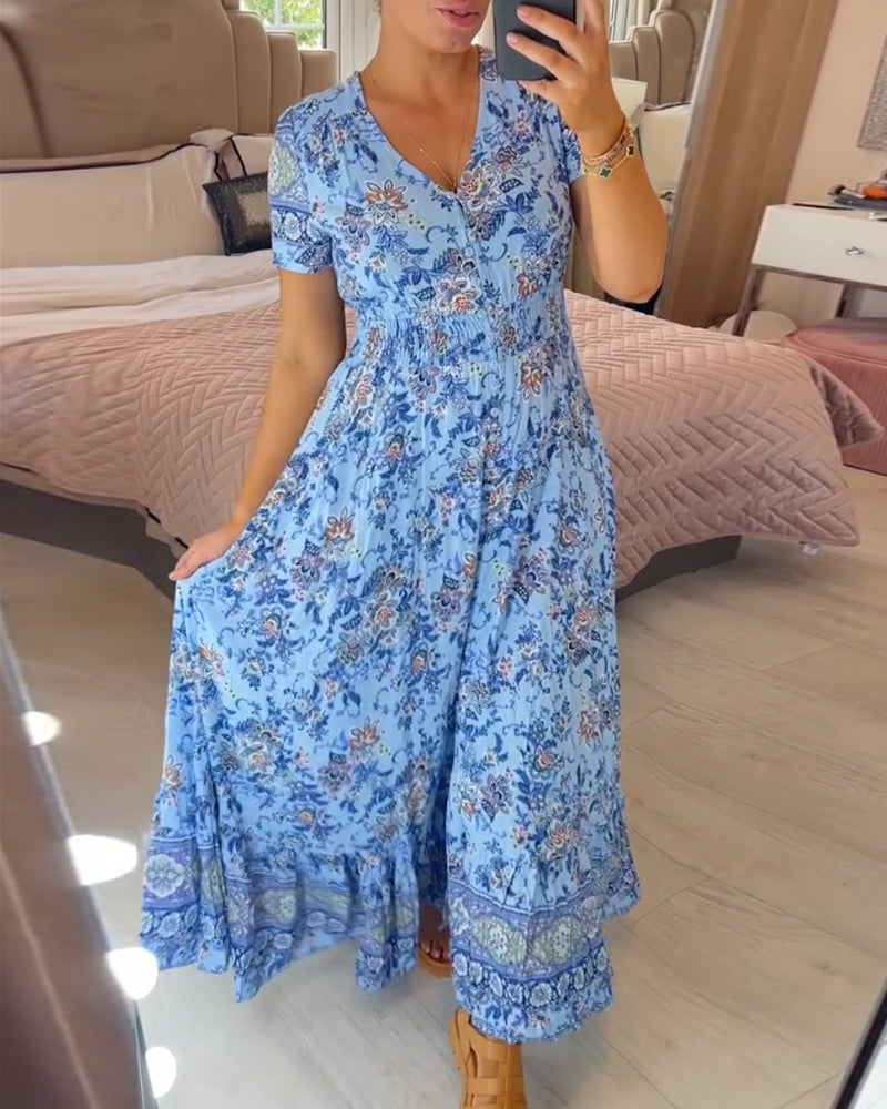 【S-4XL】🌺Rochie florală de vară-17