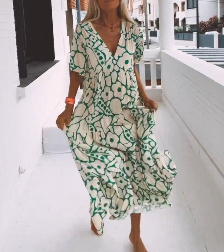🌸Early Spring Sale 70% OFF!🔥💃Women's Casual Floral Swing Dress-2