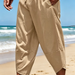 Pantaloni capri casual de tip harem pentru bărbați