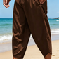 Pantaloni capri casual de tip harem pentru bărbați