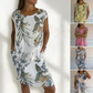 👗 Ofertă de Vară 🌸 Rochie Casual cu Imprimat și Buzunare