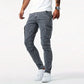 Cargo-bukser i stretch-denim