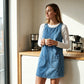 Oferte noi – Rochie lejeră cu bretele din denim pentru femei