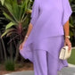 💝Moda de vara Chiffon doamnelor Plus Dimensiune două piese Set-11