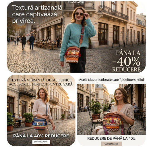 💝 CEL MAI BUN CADOU - ⚡ Peste 50.000 de bucăți vândute!🎁 Genți realizate manual în stil nativ american