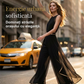 🎉Oferte speciale de sărbători❤️Pantaloni eleganti, cu talie largă și croială lejeră, cu ornamente aurii
