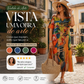 ❤️‍🔥Rochie fluidă în culori tropicale vibrante