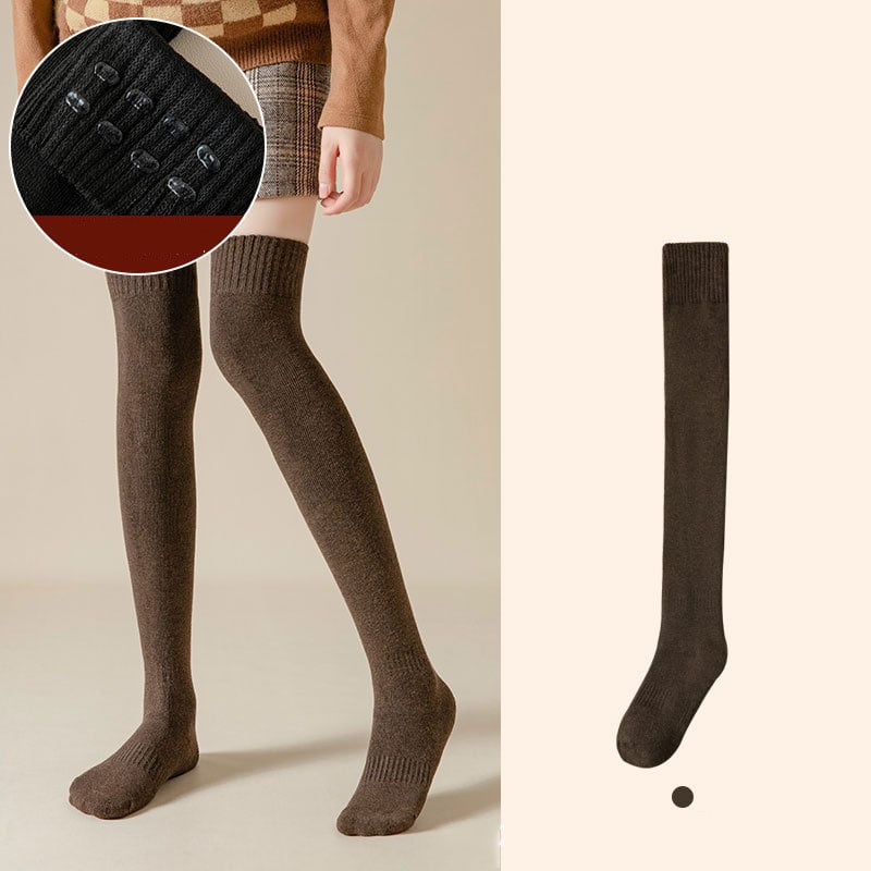 🧦Șosete îngroșate peste genunchi – Combinația perfectă de căldură și stil-5