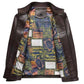 Bărbați cald Plush Lining jacheta de piele Coat-8