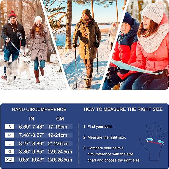 💥Reducere limitată de 50%❄️🧤Mănuși de iarnă cu ecran tactil | Rezistente la frig și compatibile cu telefonul✨✅-5