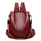 Rucsac din piele PU pentru femei, cu capacitate mare 👜
