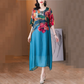 👗Femeii Elegant florale Plus Dimensiune rochii