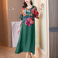 👗Femeii Elegant florale Plus Dimensiune rochii