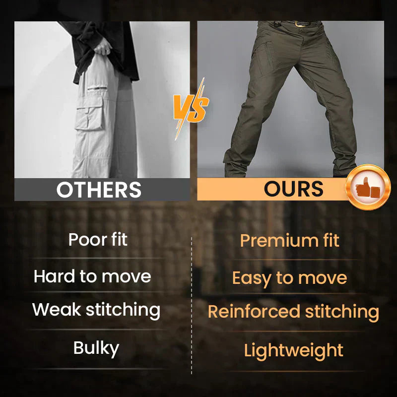 👖⚡ Pantaloni tactici – Țesătură rezistentă, buzunare multiple & genunchi întăriți | Vânătoare, camping, muncă & outdoor 🎒🧗-3