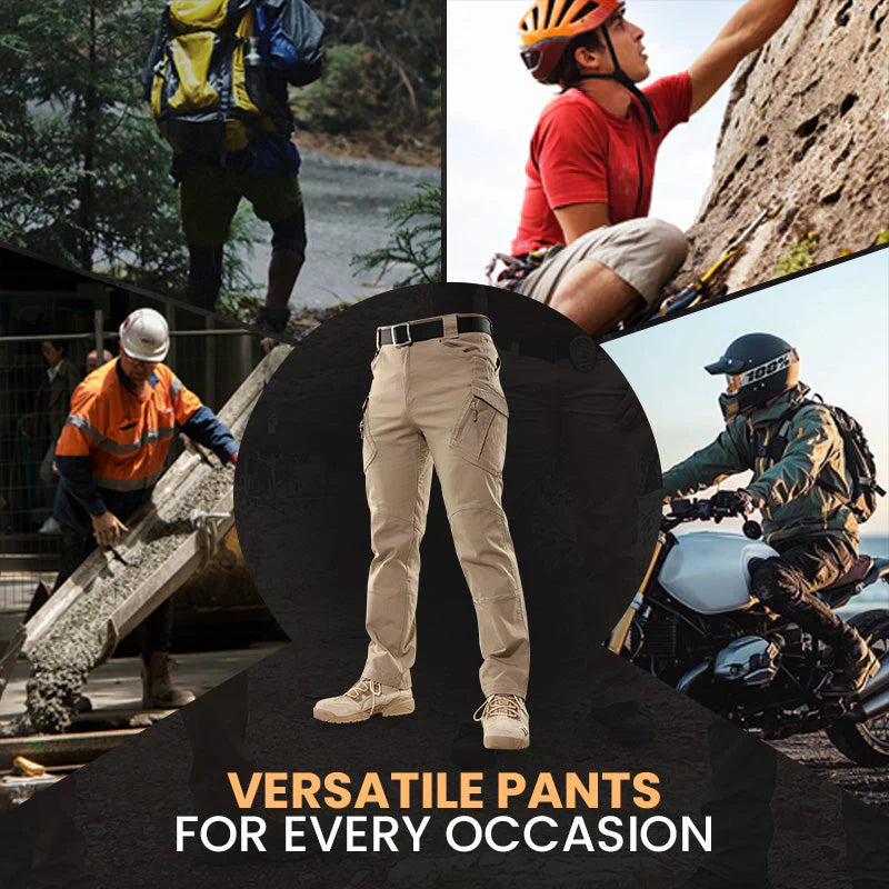 👖⚡ Pantaloni tactici – Țesătură rezistentă, buzunare multiple & genunchi întăriți | Vânătoare, camping, muncă & outdoor 🎒🧗-7