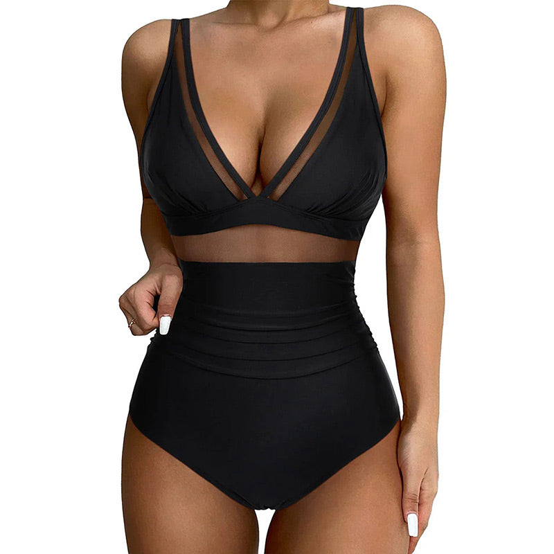 🌷 Întâlnește vara - 50% reducere🏝️👙Costum de baie din plasă cu efect de modelare a abdomenului-3