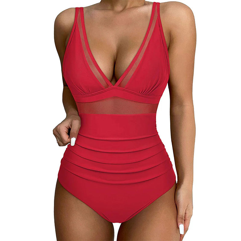 🌷 Întâlnește vara - 50% reducere🏝️👙Costum de baie din plasă cu efect de modelare a abdomenului-2