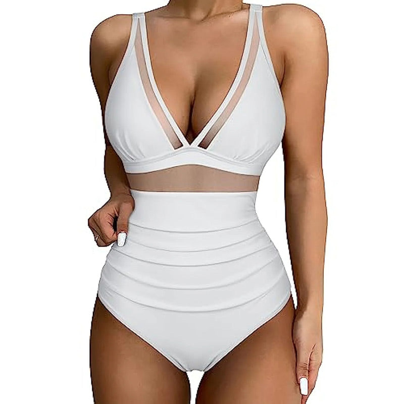 🌷 Întâlnește vara - 50% reducere🏝️👙Costum de baie din plasă cu efect de modelare a abdomenului-7