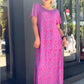 👗 Rochie Florală pentru Mărimi Mari în Violet-4