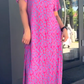 👗 Rochie Florală pentru Mărimi Mari în Violet-7