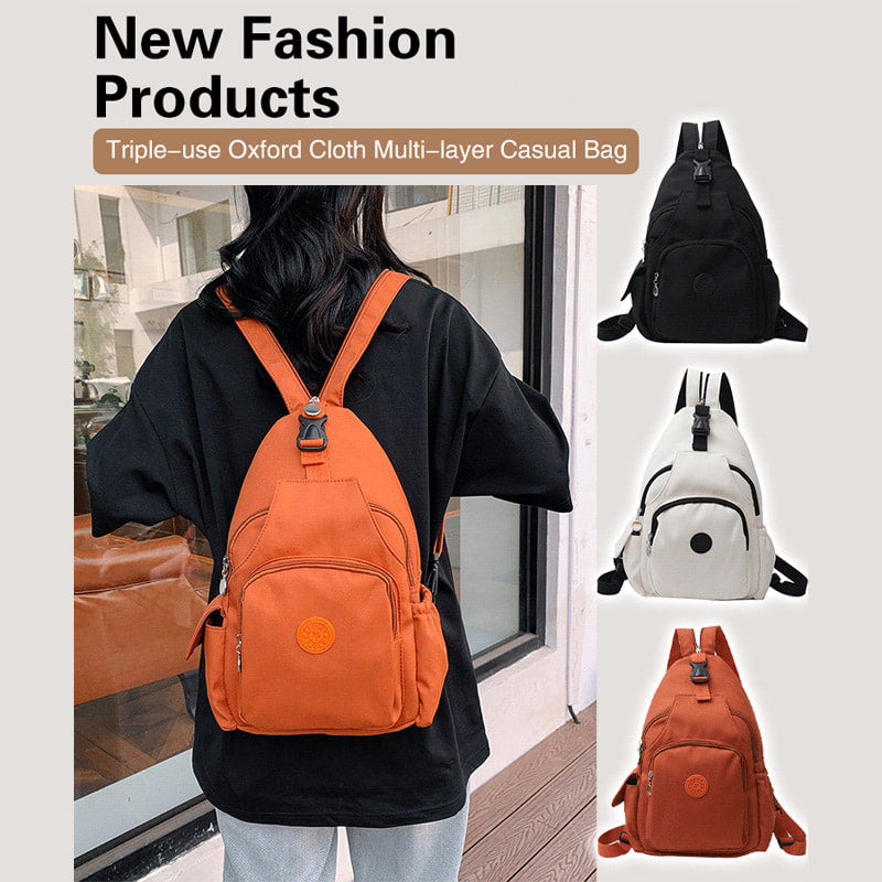 Femeii Casual Multi-buzunare sac de umăr-2