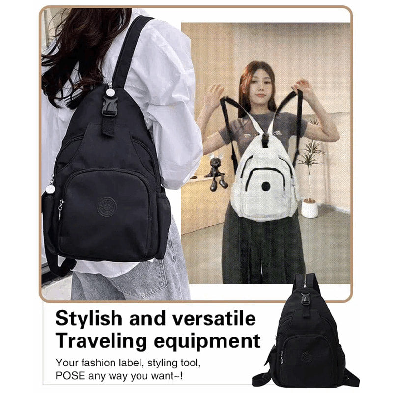 Femeii Casual Multi-buzunare sac de umăr-3