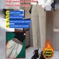 Pantaloni pentru femei cu talie înaltă, călduroși, căptușiți cu fleece sintetic👖-1