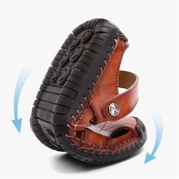 🐂Bărbați în aer liber Moccasin Sandale-6