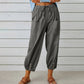 ✨Pantaloni largi cu picior drept din bumbac și lenjerie de bumbac pentru femei-6