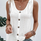 Vestă din tricot cu decolteu în formă de U