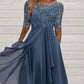 👗 Rochie de lungime medie cu broderii