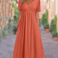 💖Rochie cu mânecă scurtă și decolteu în V-6
