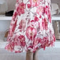 💖Set din două piese: top cu imprimeu floral și umeri descoperiți și 💖 fustă maxi-3