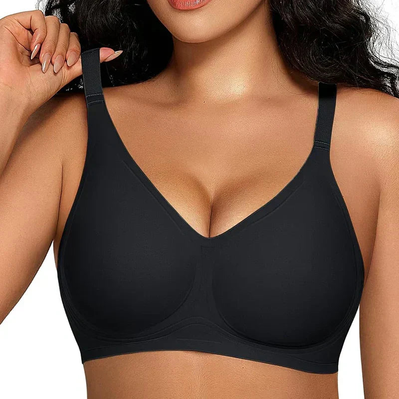 Reducere limitată de 49% 🔥 Sutien confortabil fără sârmă, fără cusături, cu efect push-up pentru femei - croială fină și design respirabil🔝-8