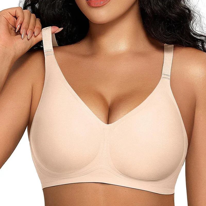 Reducere limitată de 49% 🔥 Sutien confortabil fără sârmă, fără cusături, cu efect push-up pentru femei - croială fină și design respirabil🔝-9