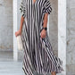 👗Set de cămăși cu guler în V și dungi 【S-3XL】