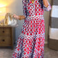 👗Produse noi! Rochie de vară cu imprimare geometrică și gât rotund⭐-5