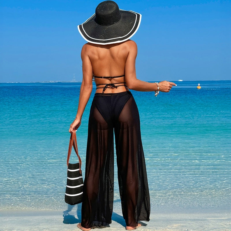 🔥2025 HOT SALE💃✨Ladies Sexy Beach Bikini Swimsuit 3 Piece Set-3