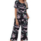 🌸2026 Reducere de 50%⏳Set de pijamale pentru femei cu top și pantaloni imprimați-12
