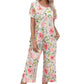 🌸2026 Reducere de 50%⏳Set de pijamale pentru femei cu top și pantaloni imprimați-1