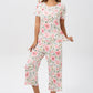 🌸2026 Reducere de 50%⏳Set de pijamale pentru femei cu top și pantaloni imprimați-10