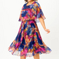 👗 Rochie feminină elegantă cu imprimeu floral 🌸| croială A-line-6