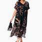 👗 Rochie vaporoasă elegantă cu decolteu în V-1