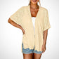 🧥 REDUCERE DE 43% PENTRU O PERIOADĂ LIMITATĂ! ✨ Cardigan elegant și lejer cu mâneci scurte, model 2026 – o piesă ușoară, aerisită și versatilă, perfectă pentru ținute în straturi 🌸