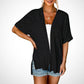 🧥 REDUCERE DE 43% PENTRU O PERIOADĂ LIMITATĂ! ✨ Cardigan elegant și lejer cu mâneci scurte, model 2026 – o piesă ușoară, aerisită și versatilă, perfectă pentru ținute în straturi 🌸