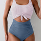 🥳2026 VÂNZARE DE SEZON🥳💞50K+ VÂNDUTE!👵🌊 50% REDUCERE! Costum de baie cu nod și volane – Control al abdomenului, nod elegant în față. Confortabil și avantajos pentru vacanțe. Simțiți-vă încrezătoare pe plajă. 🩱🌸-1