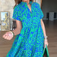 ⏰Ofertă specială limitată💃Rochie lungă casual pentru femei, cu imprimeu și croi în A-3