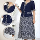 ✨【S-4XL】💐Model floral Rochii din două piese pentru femei-1